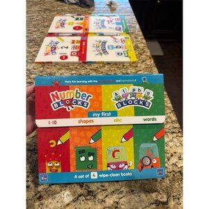 Number blocks - wipe-clean book set